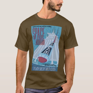Vintage Space Mountain Poster T-Shirt