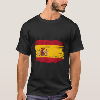 Vintage Spain Flag For Spanish Gift T-Shirt