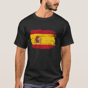 Vintage Spain Flag For Spanish Gift T-Shirt