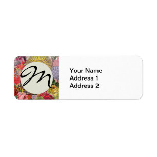 Vintage Spain Sunshine Travel Collage Retro Europe Return Address Label