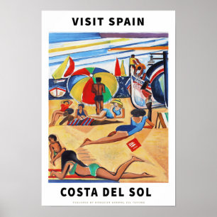 Vintage Spain Travel Poster