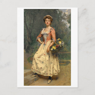 Vintage Spanish Art Holiday Postcard