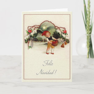 Vintage Spanish / Hispanic Christmas Greeting Card