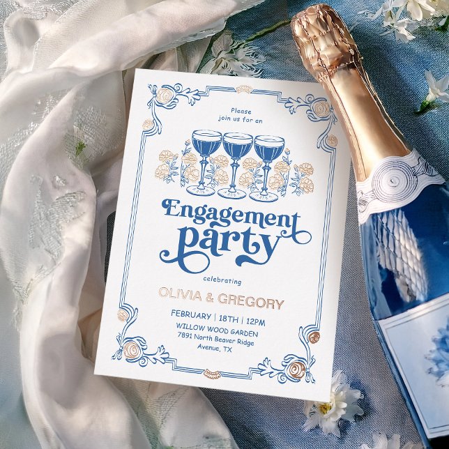 Vintage Sparking champagne Engagement Party (Creator Uploaded)