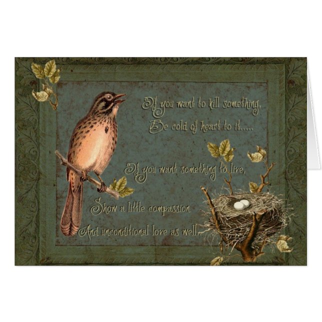 Vintage Sparrow (Front Horizontal)