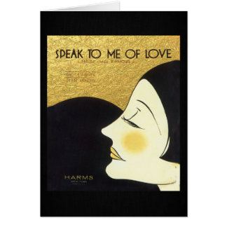 Vintage Speak to Me of Love 1930 Sheet Music Cover