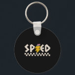 Vintage Special Education Teacher Sped Lightning B Key Ring<br><div class="desc">Vintage Special Education Teacher Sped Lightning Bolt Pencil</div>