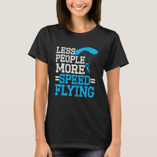 Vintage Speed Flying Pilot Paragliding Retro Speed T-Shirt