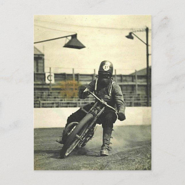 VINTAGE SPEEDWAY. POSTCARD (Front)