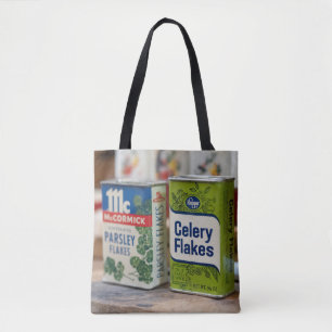 Vintage Spice Tins - Parsley Flakes Duo Tote Bag