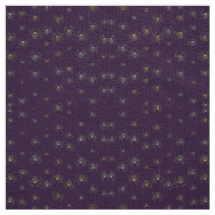 Vintage Spiders Creepy Deep Purple Pattern Dark Fabric