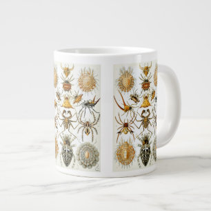 Vintage Spiders or Arachnids by Ernst Haeckel Large Coffee Mug