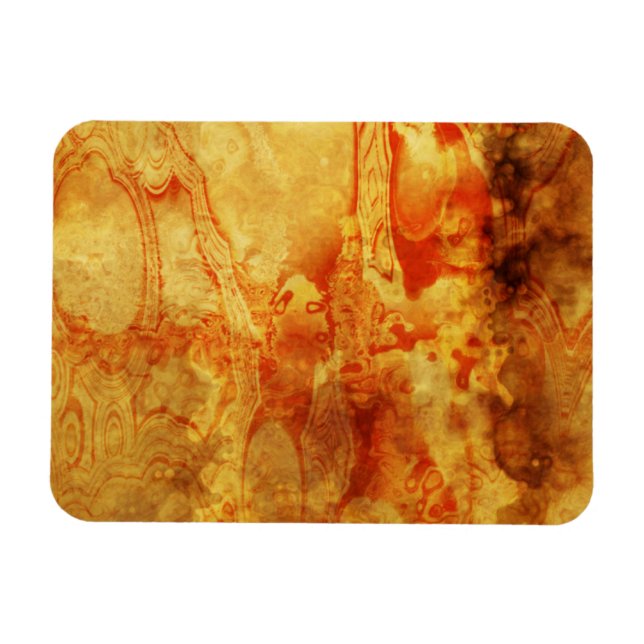 Vintage Spilled Red Magnet (Horizontal)