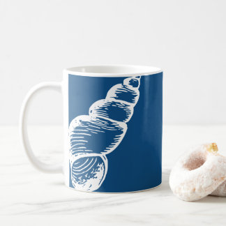 Vintage Spiral Sea Shell Mug