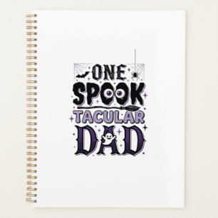 Vintage Spooktacular Dad Halloween Shirt Design_1 Planner