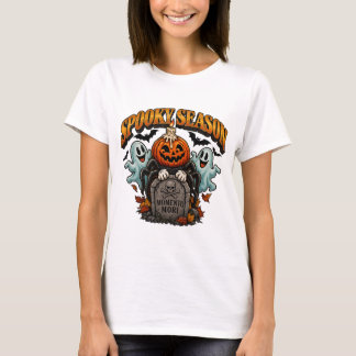 Vintage Spooky Season Halloween Shirt, Retro Rubbe T-Shirt