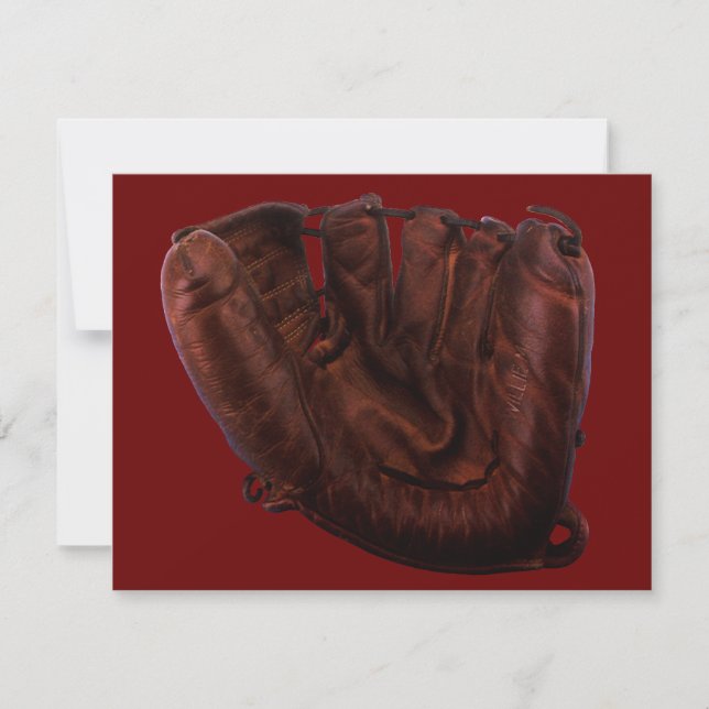 Vintage Sports, Antique Leather Baseball Glove (Front)