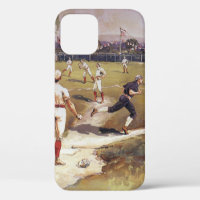 Vintage Sports Baseball Game by Henry Sandham