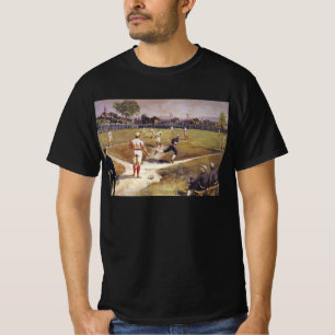 Vintage Sports Baseball Game by Henry Sandham T-Shirt