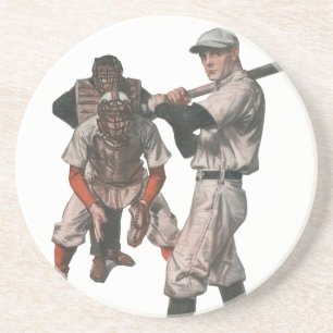 Vintage Sports Baseball Players Coaster
