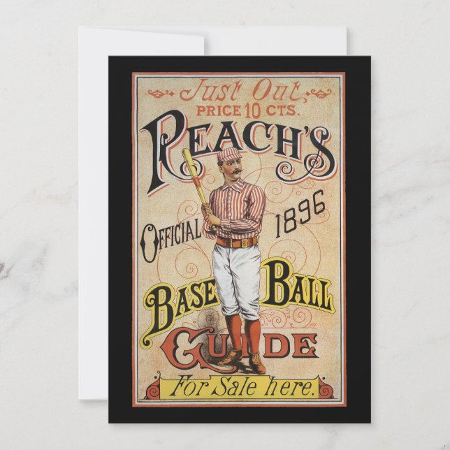 Vintage Sports Baseball, Reach's Guide Cover Art (Front)