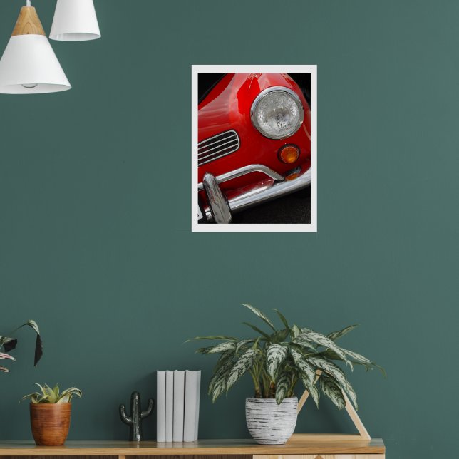 Vintage Sports Car Poster (Living Room 1)
