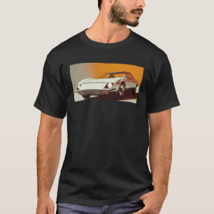 Vintage Sports Car  Retro Racing Car  Classic Grap T-Shirt
