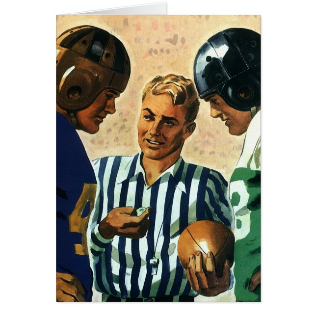 Vintage Sports, Football Referee Coin Toss (Front)