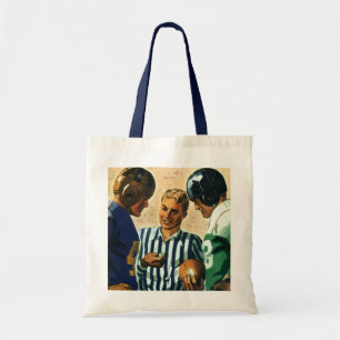Vintage Sports, Football Referee Coin Toss Tote Bag