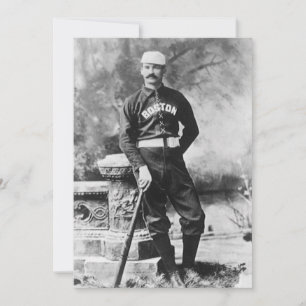 Vintage Sports Photo, Boston Baseball Player