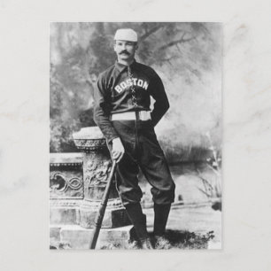 Vintage Sports Photo, Boston Baseball Player Postcard