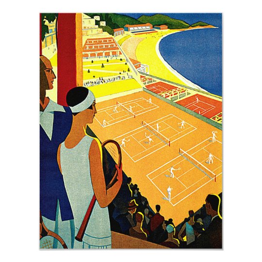 Vintage Sports, Tennis in Monte Carlo Invitation