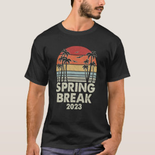 Vintage Spring Break 2023 Retro Matching Group T-Shirt