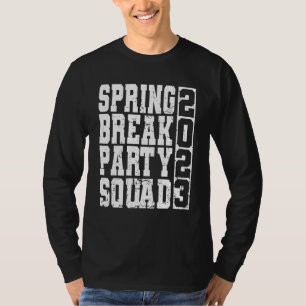 Vintage Spring Break Party Squad 2023 T-Shirt