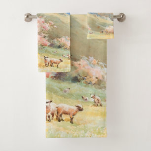 Vintage Spring by Joseph Rubens Powell Bath Towel Set