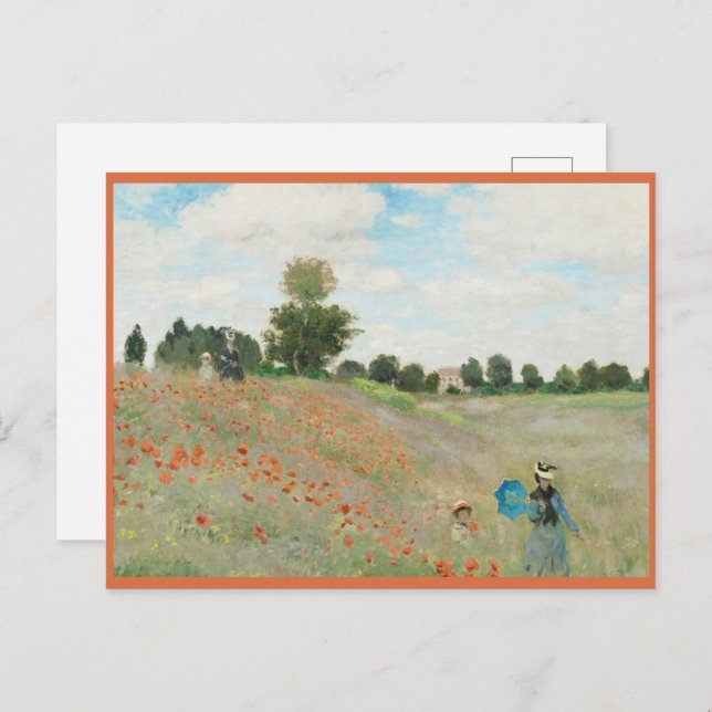 Vintage Spring Claude Monet Postcard (Front/Back)