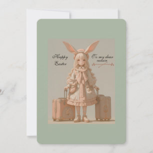 Vintage Spring Easter, Holiday Card
