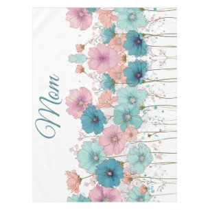 Vintage Spring Flowers for Mum Tablecloth