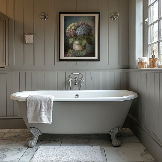 Vintage Spring Hydrangea Printable Wall Art (Creator Uploaded)