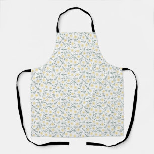 Vintage Spring Modern Farmhouse Daisy Pattern Apron