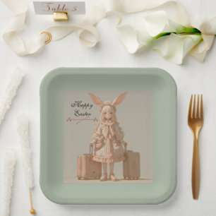 Vintage Spring, Paper Plate