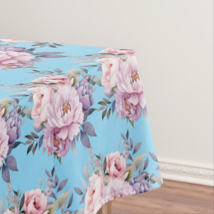 Vintage Spring Peonies Tablecloth