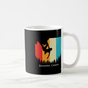 Vintage Squamish, Canada Rock Climbing Bouldering Coffee Mug