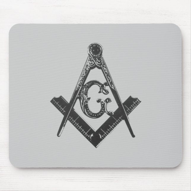 Vintage Square & Compasses Mousepad (Front)