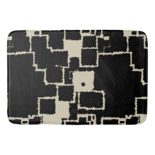 Vintage Squares   Bath Mat