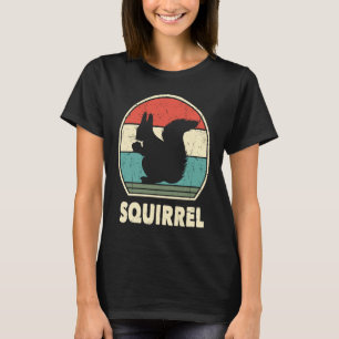 Vintage Squirrel Men Women Kids Boys Girls Retro T-Shirt