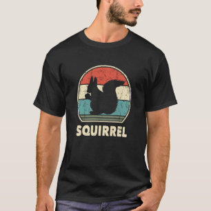 Vintage Squirrel Men Women Kids Boys Girls Retro T-Shirt