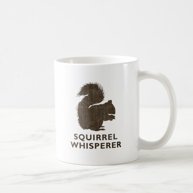 Vintage Squirrel Whisperer Coffee Mug (Right)