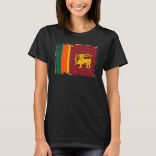 Vintage Sri Lanka Flag Sri Lankan Independence Day T-Shirt