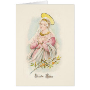 Vintage St. Anne Grandmother of Jesus Prayer
